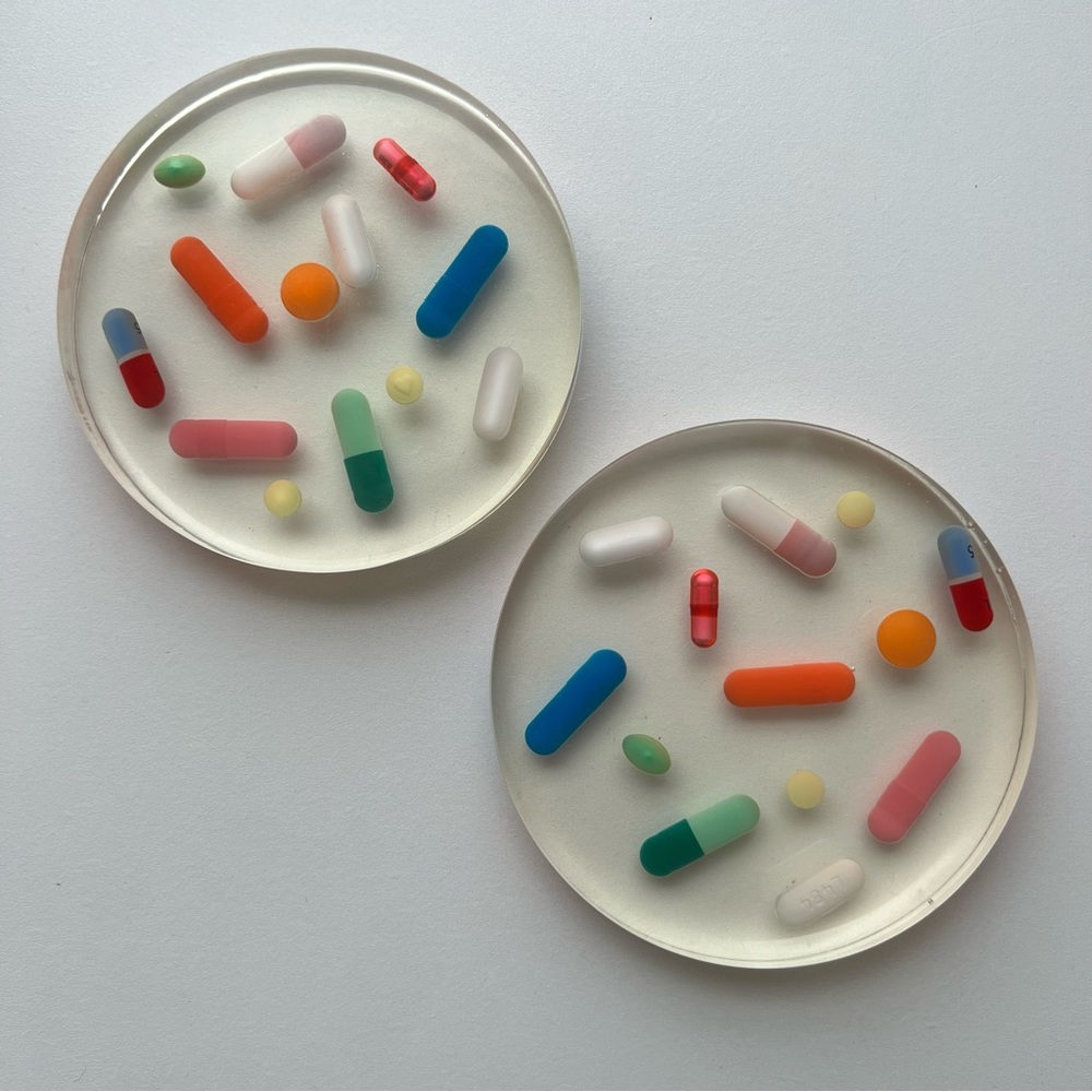 Tart by Taylor Pill Coasters - Set of Two